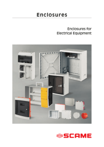 Enclosures for Electrical Equipment