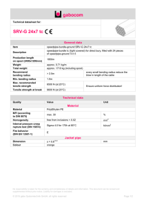 Technical datasheet - SRV-G 24x7 tc