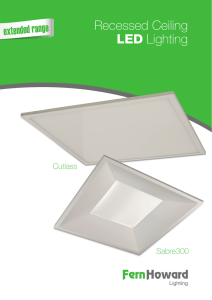 Recessed Ceiling LED Lighting - Fern