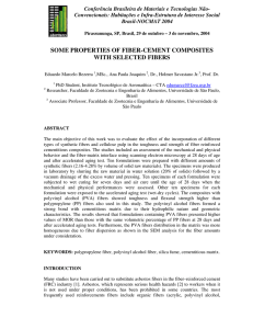 some properties of fiber-cement composites with selected fibers