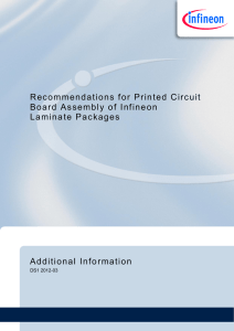 drBlade Soldering Guidelines Recommendations for Printed Circuit