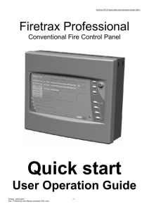 FireTrax Quick Start Operation Guide