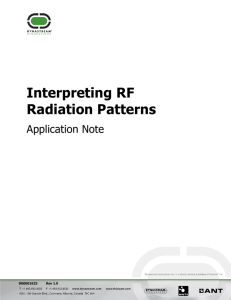 Interpreting RF Radiation Patterns