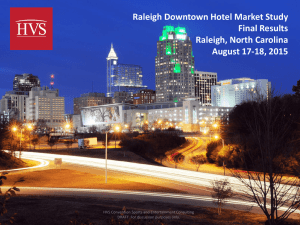 Raleigh Downtown Hotel Market Study Final Results