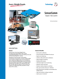 SensorComm - Avery Weigh
