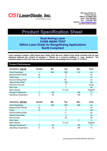 10-4400-0056B-Aiming Laser Data Sheet CVD 46650-TO5T