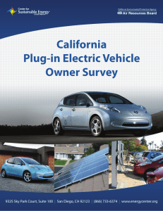 California Plug-in Electric Vehicle Owner Survey results
