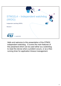 Hello and welcome to this presentation of the STM32 independent