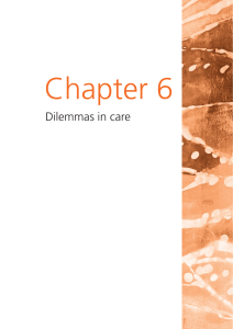 Dilemmas in care - Nuffield Bioethics