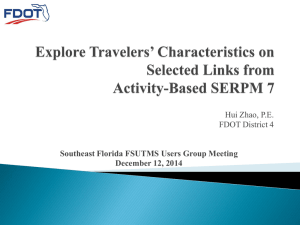 Explore Travelers` Characteristics on Selected