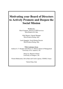 Motivating your Board of Directors to Actively Promote and Deepen
