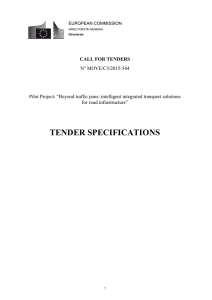 tender specifications