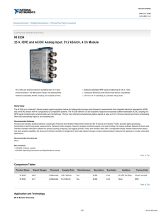 NI 9234 - Data Sheet - National Instruments