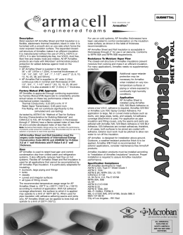 Armaflex HT 625 Adhesive Datasheet