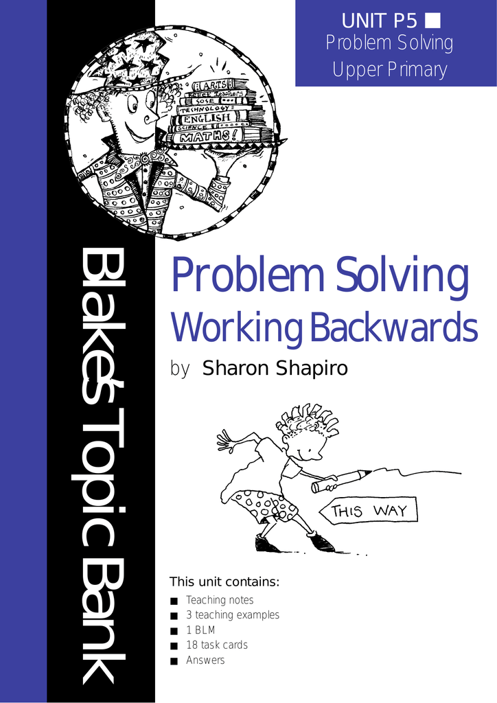 working backwards problem solving examples