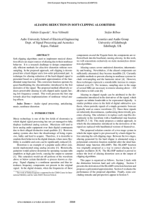 Aliasing Reduction in Soft-Clipping Algorithms