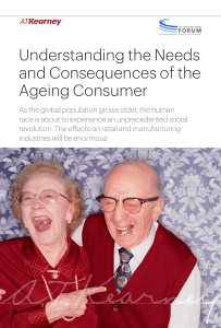 Understanding the Needs and Consequences of the Ageing