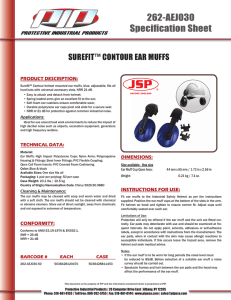 surefit™ contour ear muffs - Protective Industrial Products