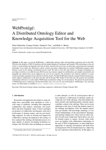A Distributed Ontology Editor and Knowledge Acquisition Tool for