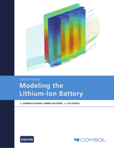 Modeling the Lithium-Ion Battery