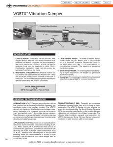 VORTX™ Vibration Damper - Preformed Line Products