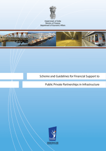 Scheme Guidelines Financial Support PPP Infrastructure