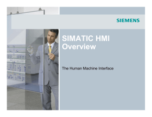 SIMATIC HMI Overview