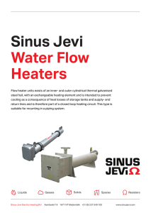 Water Flow Heaters