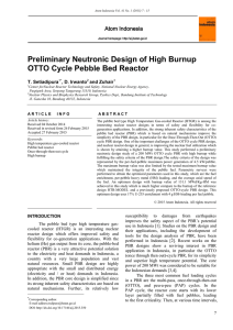 Preliminary Neutronic Design of High Burnup