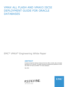 VMAX All Flash and VMAX3 iSCSI Deployment Guide for