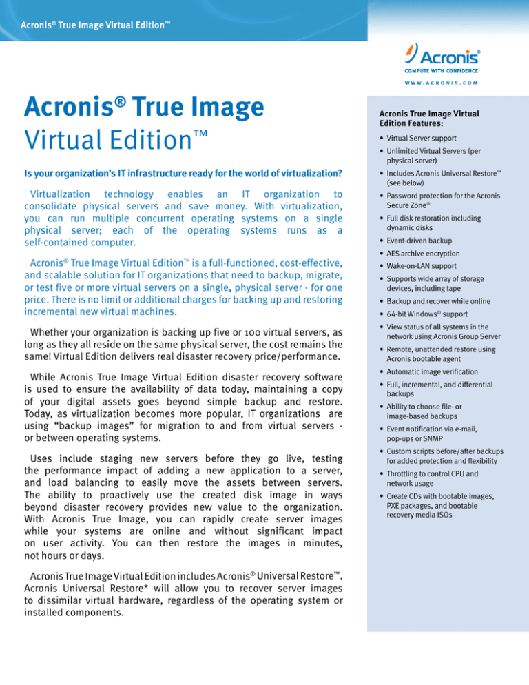 acronis true image virtual to physical