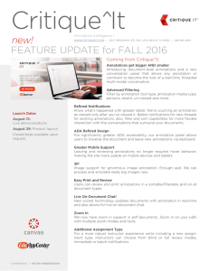 FEATURE UPDATE for FALL 2016 new!