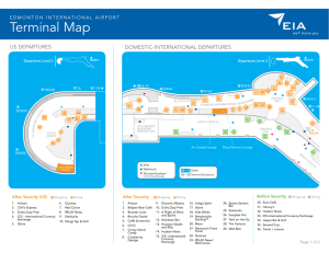 Terminal Map - Edmonton International Airport