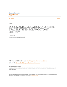 design and simulation of a nerve tracer system for