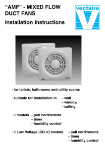 1361 Remote Humidistat Control and Timer