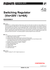 Switching Regulator (VIN=20V / Io=6A)