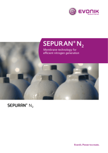 SEPURAN® N2 - Membrane technology for efficient nitrogen