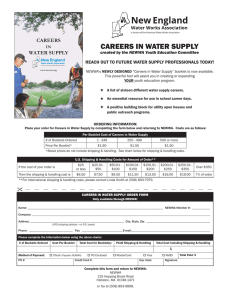 careers in water supply - New England Water Works Association