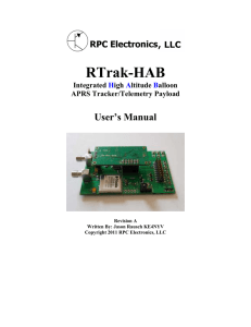 RTrak-HAB - RPC Electronics