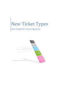 New Ticket Types
