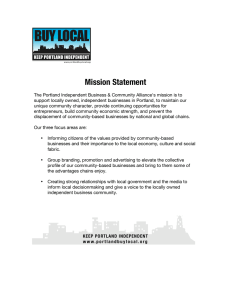 Mission Statement - Portland Buy Local