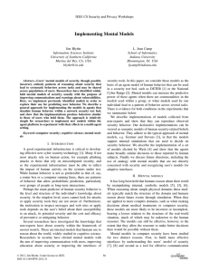 Implementing Mental Models - IEEE Computer Society`s Technical