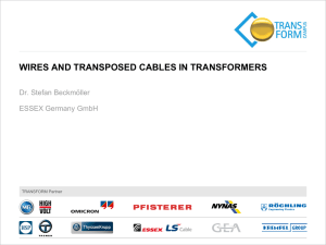 5.3 MB WIRES AND TRANSPOSED CABLES IN TRANSFORMERS