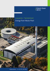 Lausanne / Switzerland Energy-from-Waste Plant