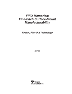 FIFO Memories: Fine-Pitch Surface-Mount