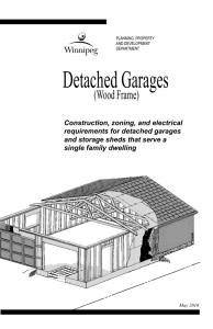 Detached Garages - City of Winnipeg