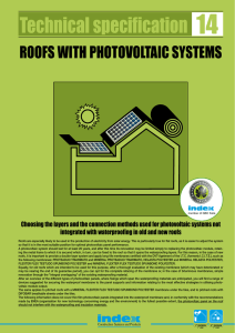 roofs with photovoltaic systems