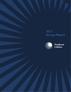 Northeast Utilities 2013 ANNUAL REPORT