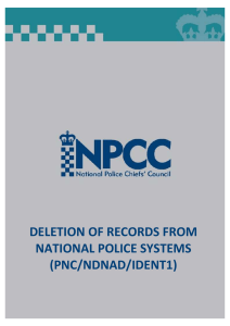 record deletion guidance