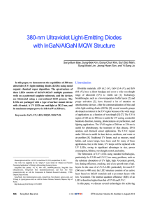 380-nm Ultraviolet Light-Emitting Diodes